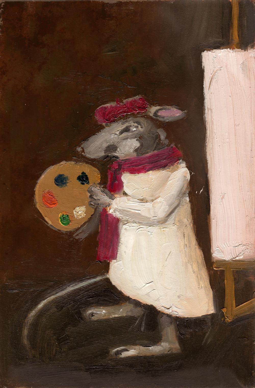 Mouse Art Painting Limited Edition Print - The Artist Mouse