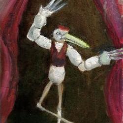 Bird Art Painting Limited Edition Print - The Dancer Bird