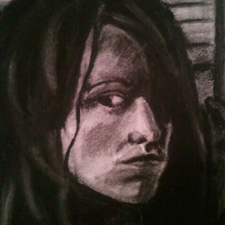 CUSTOM Portrait Drawing, Gift Idea, Charcoal on Printmaking Paper  